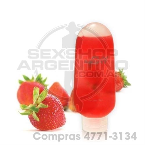 - Lubricante comestible Frutilla 125 ml - CR KISSES FRU - Lubricante comestible Frutilla 125 ml